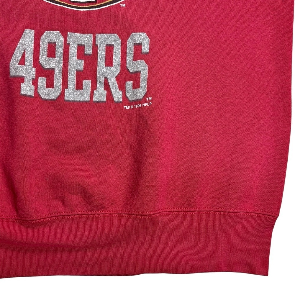 Vintage 1996 NFL San Francisco 49ers Pro Player Crewneck Sweatshirt - Picture 8 of 15